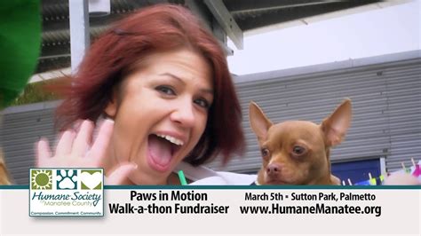 Humane Society Of Manatee County Paws In Motion March Th YouTube