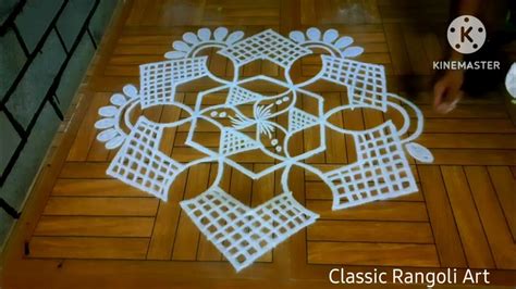 Wednesday Kolam Special ️ Rangoli Classic Rangoli Art Youtube