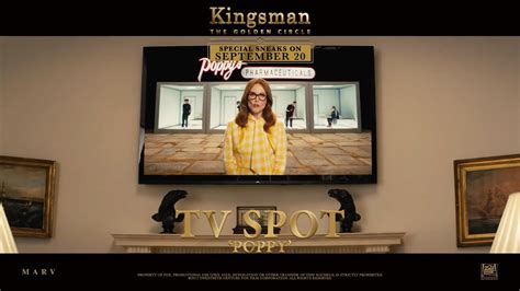 The golden circle is a mixed bag, combining the first film's manic action and jokes with tired retreads and a bloated runtime. Kingsman: The Golden Circle ['Poppy' TV Spot in HD (1080p ...