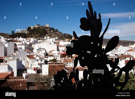 White Village Of Monda Malaga Andalusia Spain Stock Photo Alamy