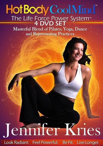 Hot Body Cool Mind Pilates Yoga Dance 4 Dvd Video Set Jennifer Kries — Spa And Bodywork Market