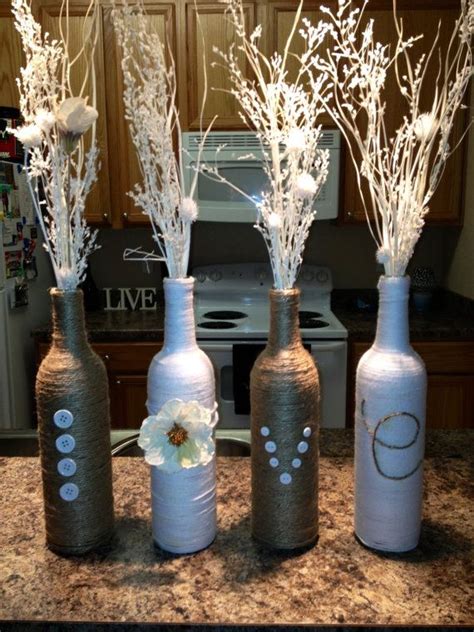 Twine Wrapped Wine Bottles Wedding Ideas Pinterest