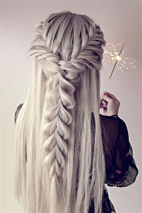 Best Braided Hairstyles Ideas To Inspire You EveSteps Long White Hair Valentine S Day