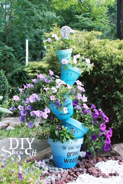 How To Make Beautiful Stacked Flower Pot Step By Step Diy Instructions