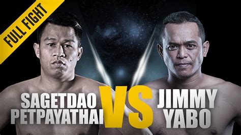 One Full Fight Sagetdao Petpayathai Vs Jimmy Yabo Body Shot Ko