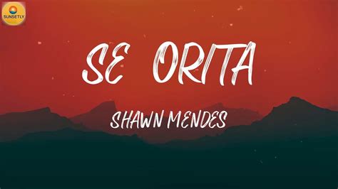 Shawn Mendes Señorita Lyric Video Youtube