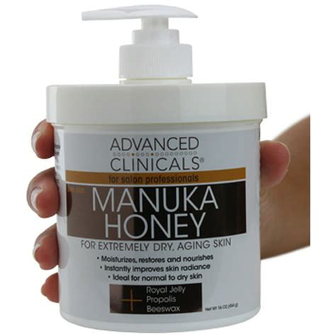 Advanced Clinicals Manuka Honey Cream For Extremely Dry Aging Skin