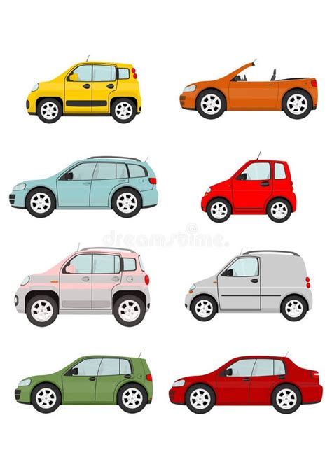 Cartoon Cars Stock Vector Illustration Of Blue Small 40222278