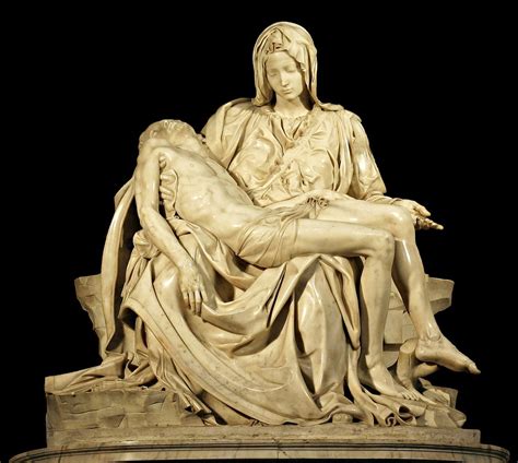Pieta Marble Classical Artwork Jesus And Mary Sculpture By Michelangelo
