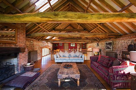 Our gorgeous 17th century barn's original oak beams and rustic stone walls. Wedding Venues in Norfolk, East of England | Chaucer Barn ...