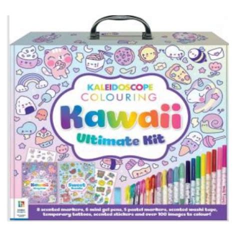 Kaleidoscope Colouring Kawaii Ultimate Activity Kit Hinkler