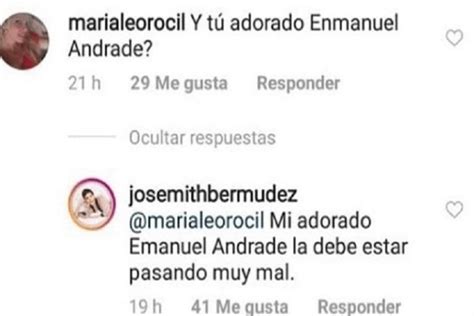 Josemith bermúdez ahora no conoce a emanuel. Lo que respondió Josemith Bermúdez cuando le preguntaron ...