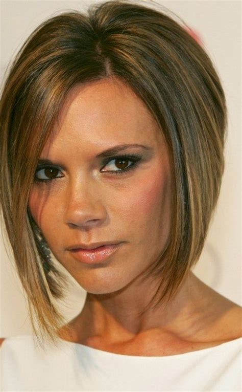 Victoria beckham's concave bob is one of the most popular hairstyles around these days and it's almost become a classic in read about how to style this great haircut and perhaps try one yourself. Victoria Beckham Asymmetrical Bob Haircut for Short Hair ...