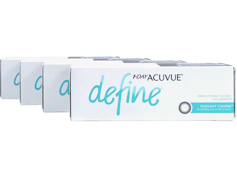 1 Day Acuvue Define Radiant Charm With Lacreon 4 Box Pack 60 Pairs