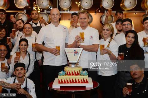 Gordon Ramsay Celebrates The One Year Anniversary Of Gordon Ramsay Pub Grill At Caesars Palace