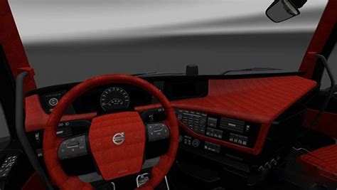 Volvo Fh16 2012 Red Black Interior