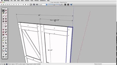 Sketchup Skill Builder Dimensions Youtube