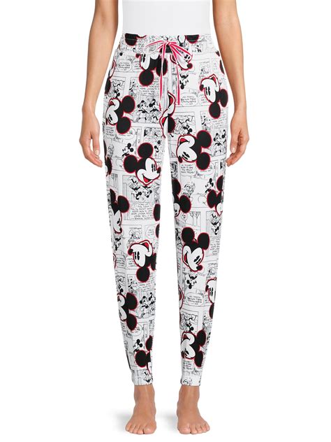 Disney Mickey Mouse Womens And Womens Plus Sleep Joggers