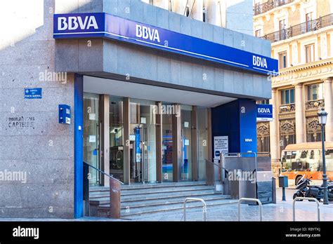Bbva Bank Office In Valencia City Centerbanco Bilbao Vizcaya