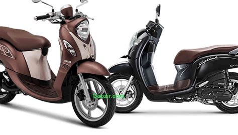 Okelah desain fino 125 yang merupakan generasi yamaha fino yang ketiga ini tak banyak berubah sejak 2016 silam, tapi mesinnya yang 125 cc jadi senjata andalan. Yamaha Fino vs Scoopy 2019, Komparasi Harga dan Fitur ...
