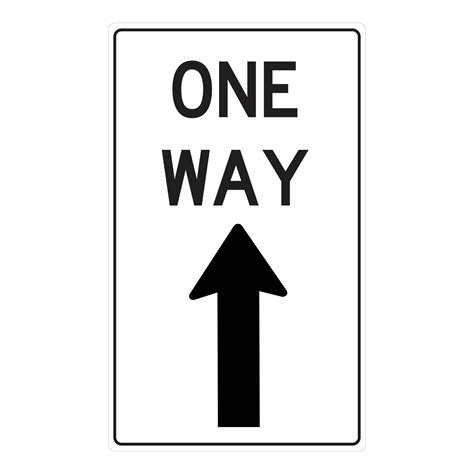 One Way Sign Regulatory Buy Now Discount Safety Signs Australia