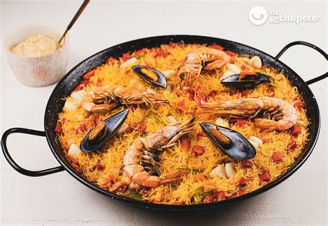 Fideuá De Marisco La Receta Tradicional Valenciana De Rechupete