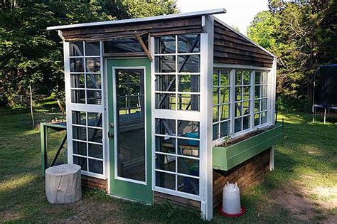 From taking a 'fabric first' approach to heating and water waste systems, it's never been easier for your self build project to be green. 15 Fabulous Greenhouses Made From Old Windows - Off Grid World