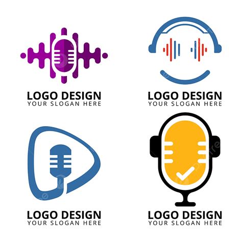 Podcast Logo Music Podcast Creative Logo Template Try It For Free