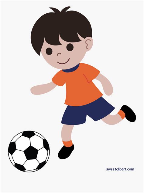 Boy Playing Soccer Or Football Clip Art Boy Playing Soccer Clipart
