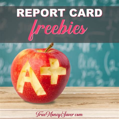report card freebies and rewards for good grades