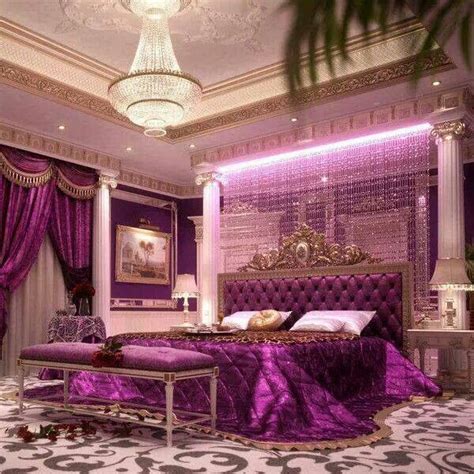 And we spend roughly one third of our life in bed, on top of a bed sheet. Super fancy purple bedroom | Fancy bedroom, Purple ...