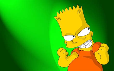 Angry Bart The Simpsons Wallpaper 1280x800 74725