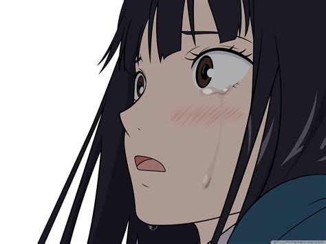Anime Girl Crying Ultra Hd Desktop Background Wallpaper For