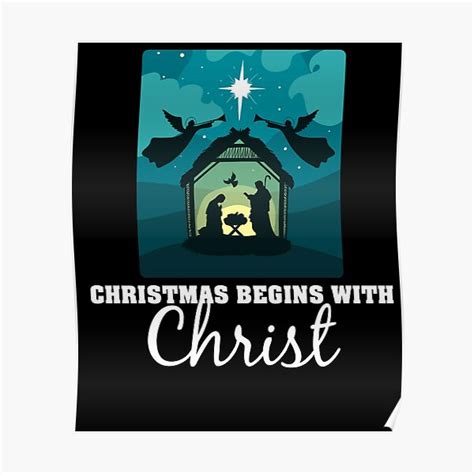 Christmas Begins With Christ Christmas Advent Nativity Scene North