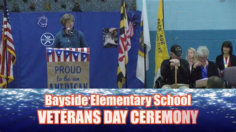 Bayside Elementary School Veterans Day 2019 Youtube