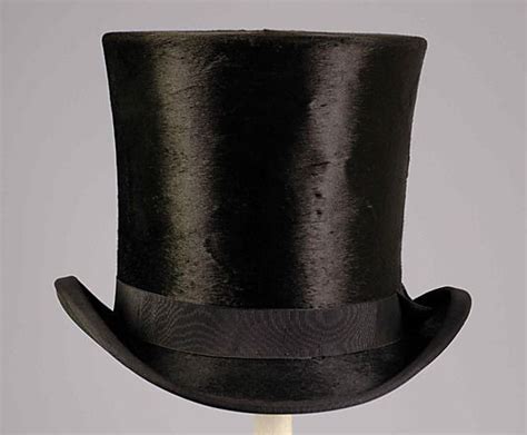 1890 America Evening Top Hat By A N Cook And Company Silk Fur