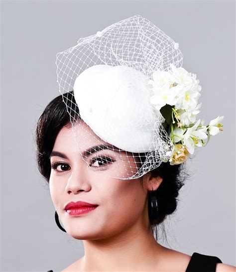Fancy Silk Flower Fascinator Hat Base Wedding Hats And Fascinators