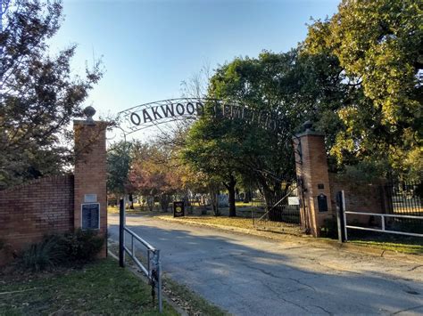 Tx Oakwood Cemetery Fort Worth Texas Civil War Cemeteries Where