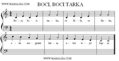 Boci Boci Tarka Hungarian Childrens Songs Hungary Mama Lisas
