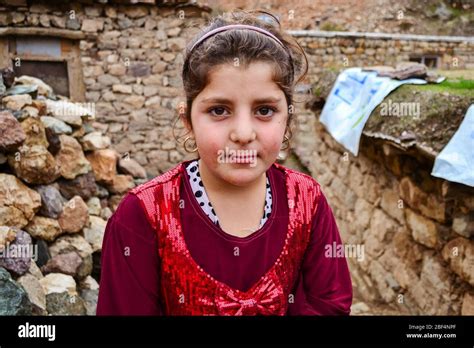 Palangan Iranian Kurdistan November 15 2013 Portrait Of Cute