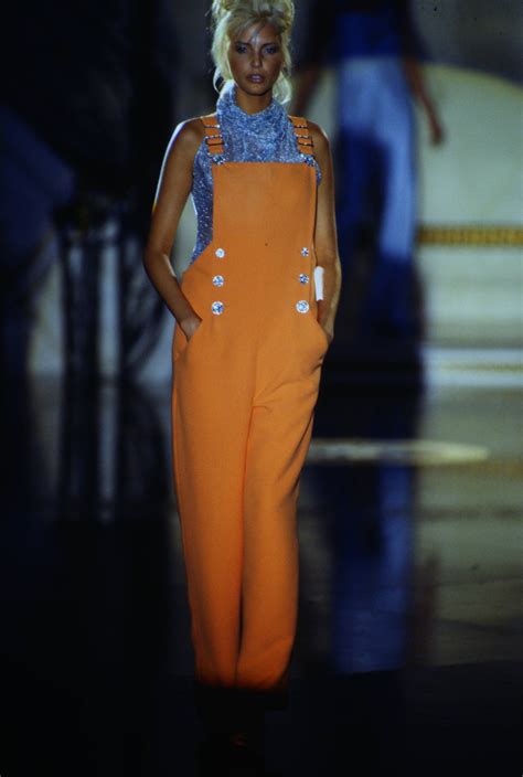 Nadja Auermann Atelier Versace Haute Couture Springsummer 1994