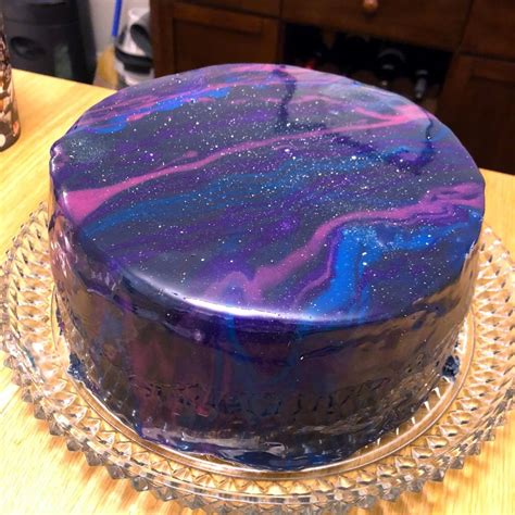 Let me know down below what other videos you would like most satisfying mirror glaze cake decorating compilation subscribe : First attempt at a galaxy mirror cake. Not perfect but not ...