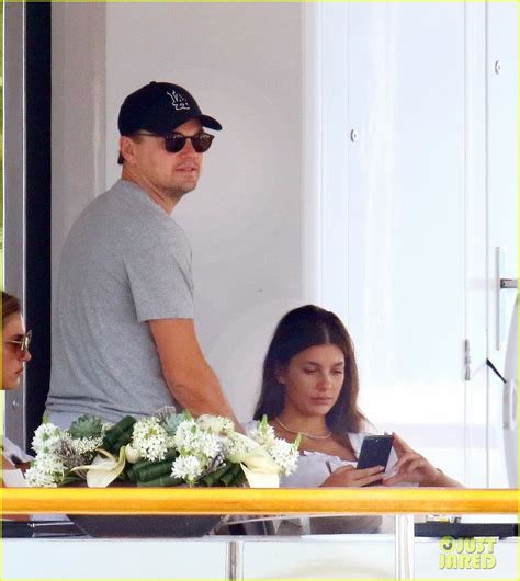 Leonardo Dicaprio Relaxes On A Yacht With Girlfriend Camila Morrone