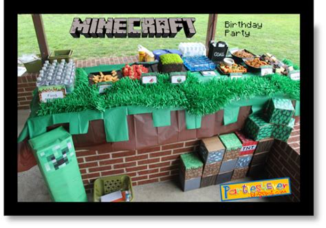 25 minecraft birthday party ideas burnt apple minecraft birthday minecraft party minecraft