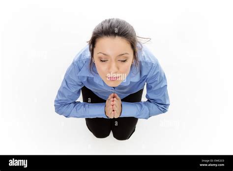 Praying Young Girl On Knees Hi Res Stock Photography And Images Alamy