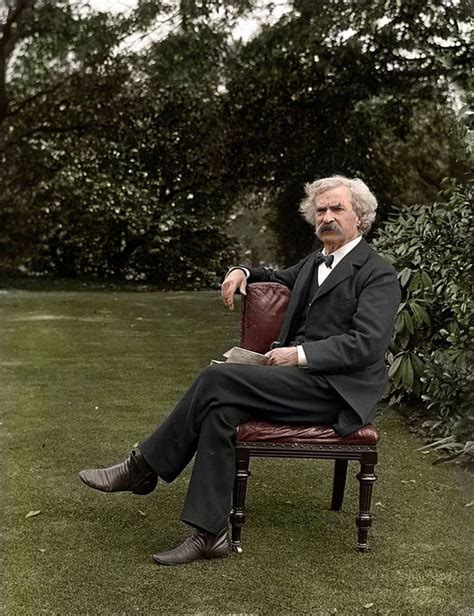 Mark Twain Colorized Historical Photos Colorized History Historical