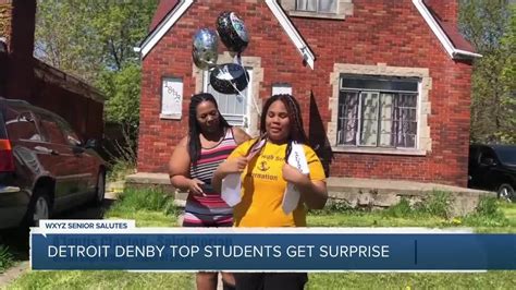 Wxyz Senior Salutes Detroit Denby Top Students Youtube