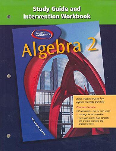 This Free Books Algebra 2 Study Guide And Intervention Workbook Pdf