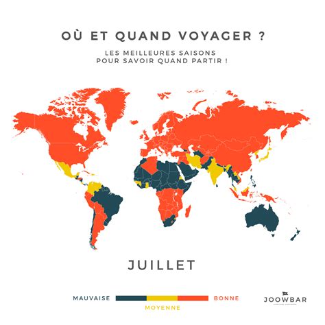 O Et Quand Partir Les Saisons Pour Voyager Joowbar Blog Voyage