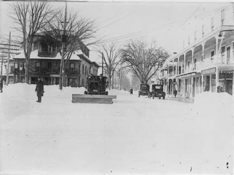 Snow Plowing In The 1920s Snow Plow Snow Snow Plow Truck